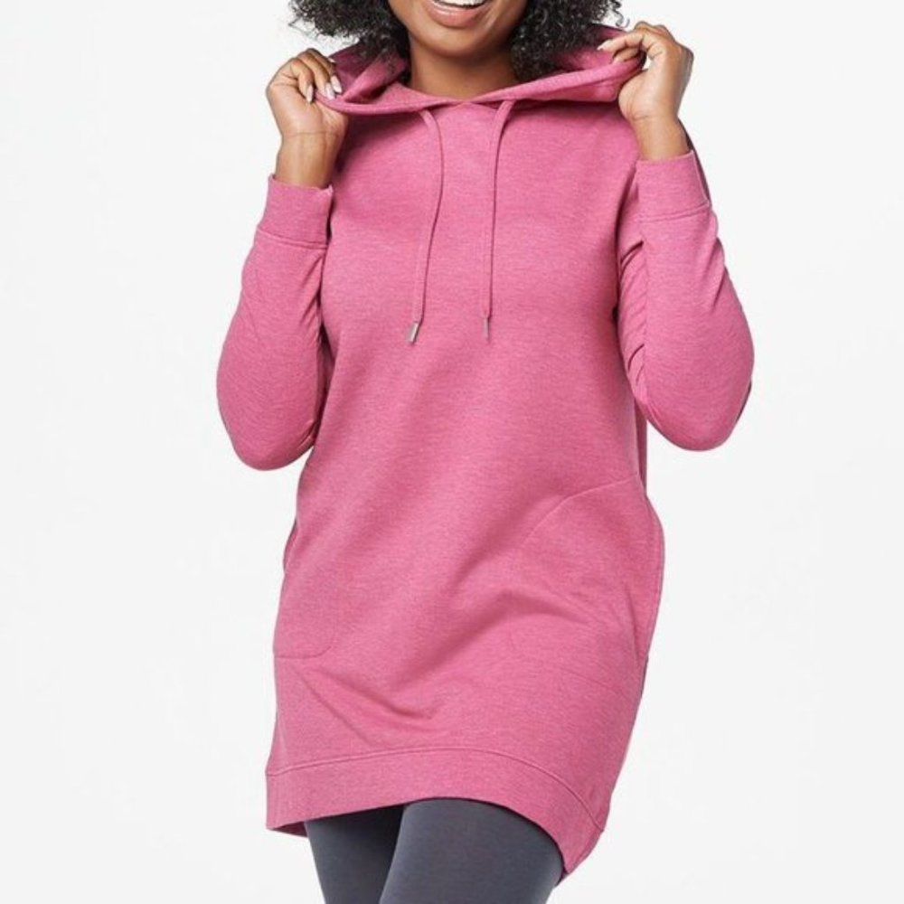 Carole Hochman French Terry Tunic Mulberry  L1042